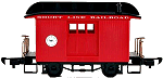Lil Big Hauler Short Line Red Baggage Car. Click to see bigger photo.