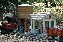 Click to see articles about building structures for your garden railroad.