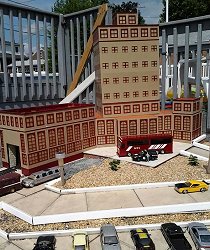 Here is a casino kitbashed from the CMS Pullman motel kit. Click for bigger photo.